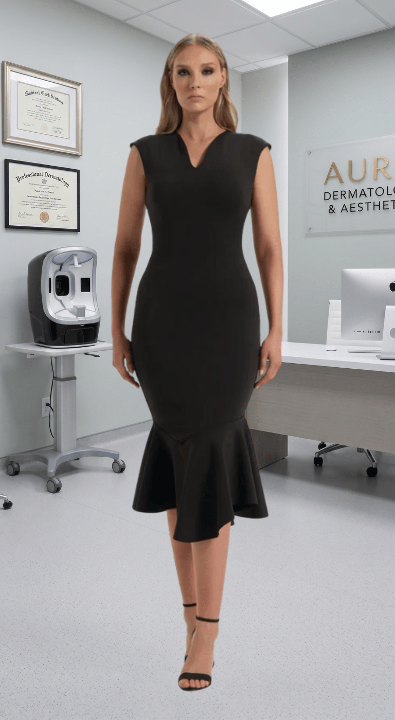 The Axis Dress (Black) - Clinical & Specialist