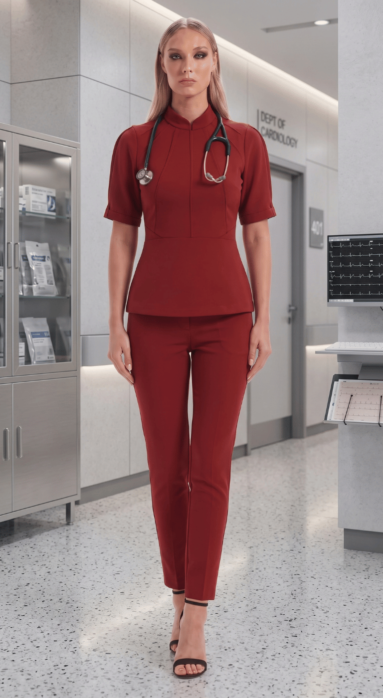Red Scrub - Medical & Healthcare