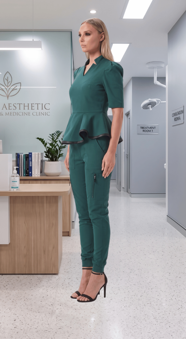 scrub with peplum top - Clinical & Specialist