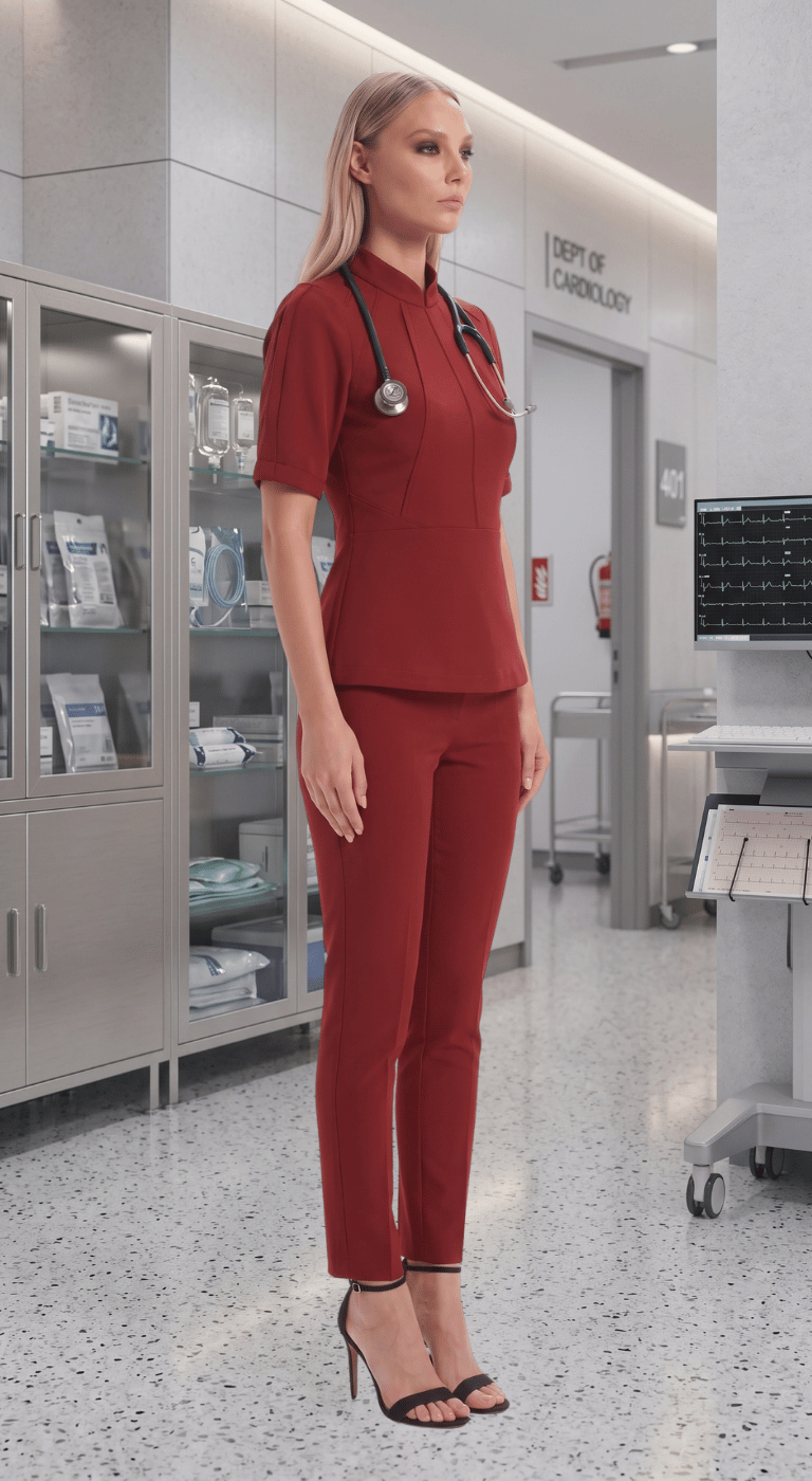 Red Scrub - Medical & Healthcare
