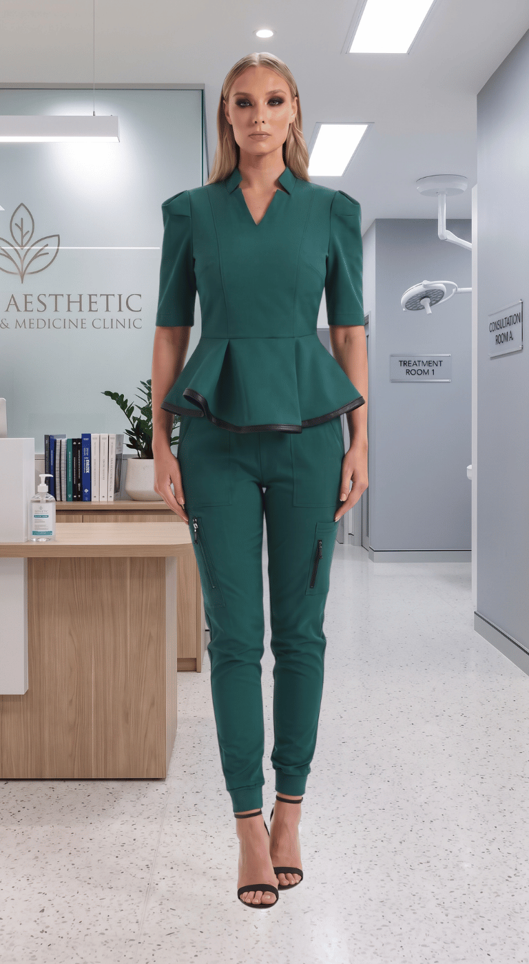 scrub with peplum top - Clinical & Specialist