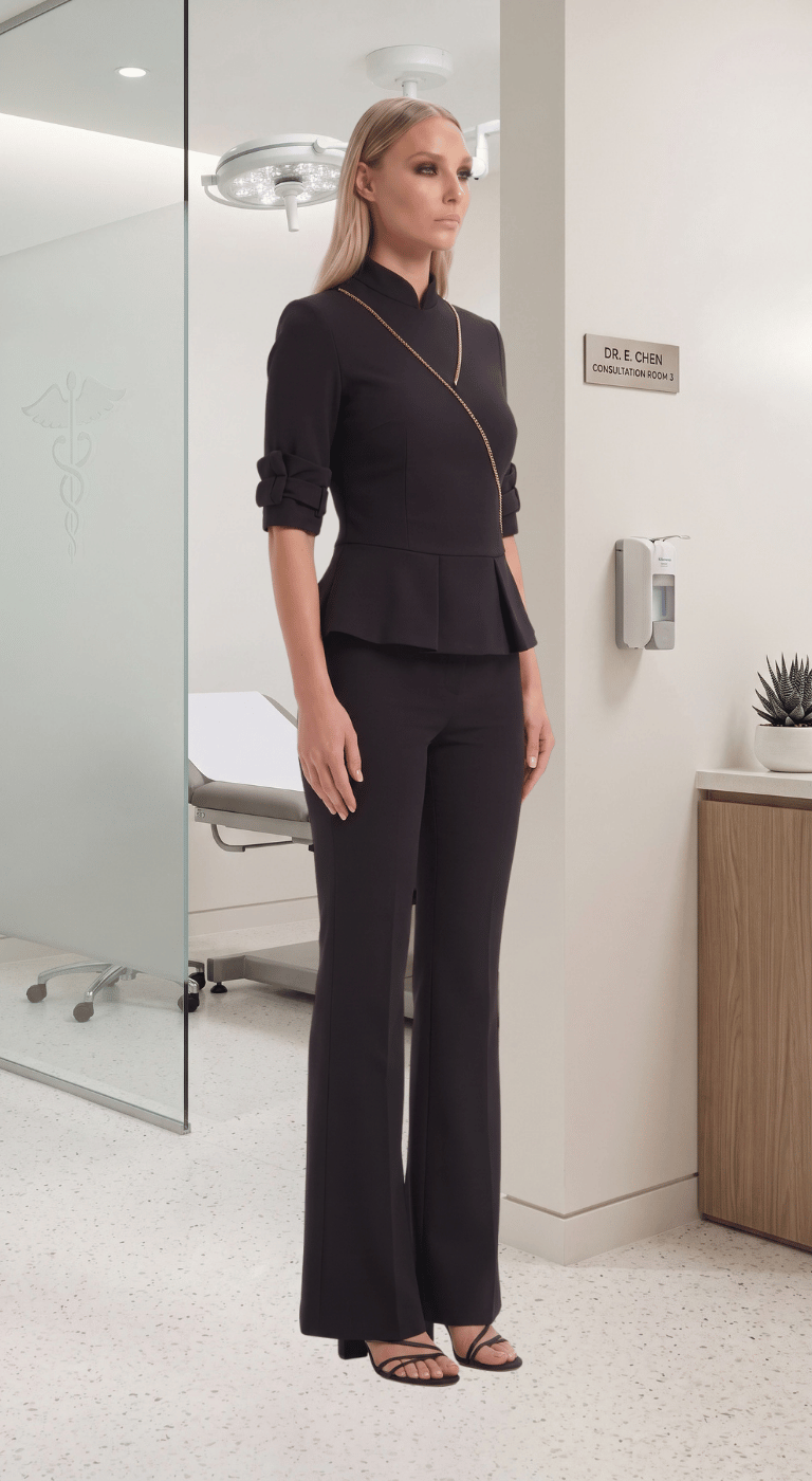2 front zipper Scrub - Clinical & Specialist