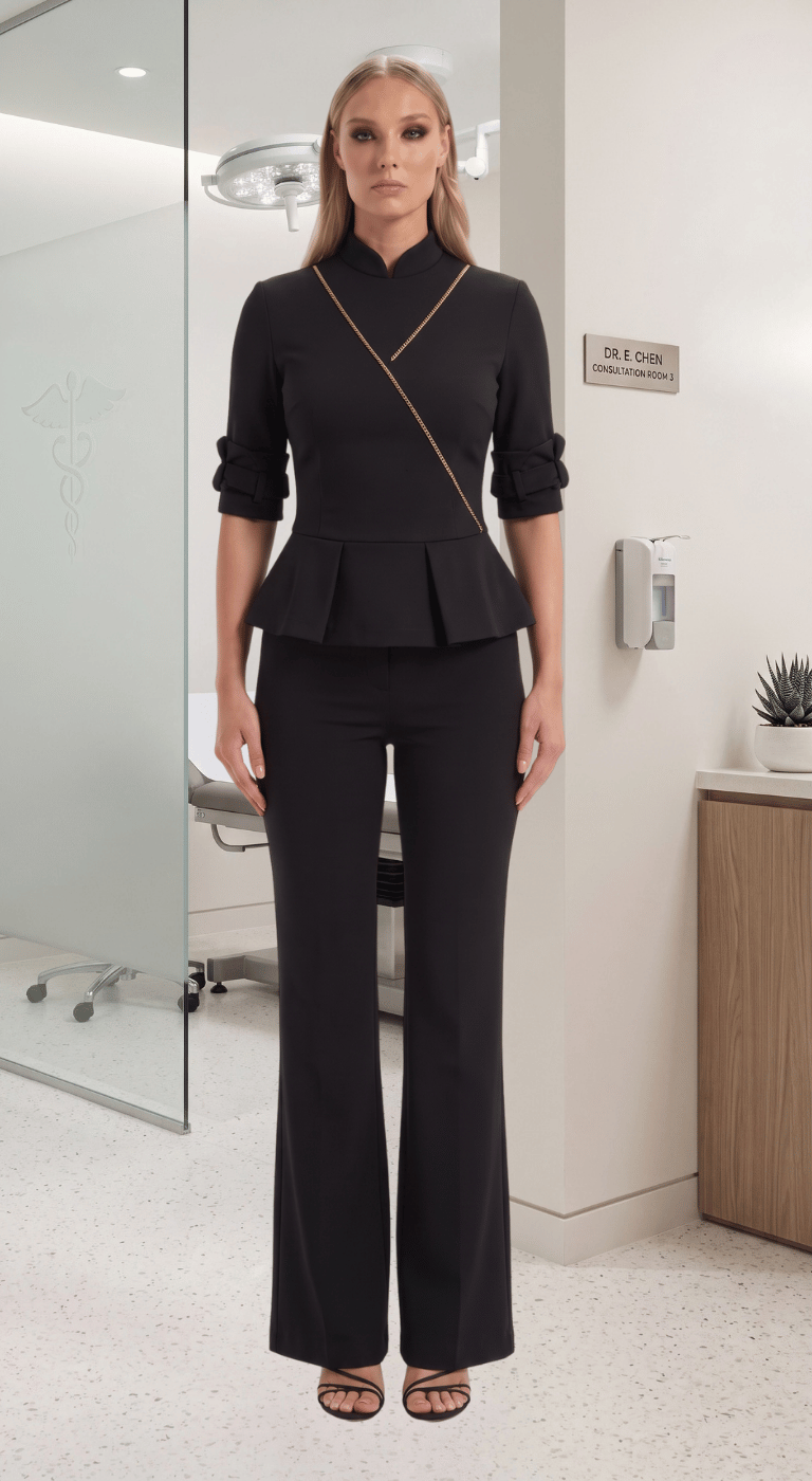 2 front zipper Scrub - Clinical & Specialist