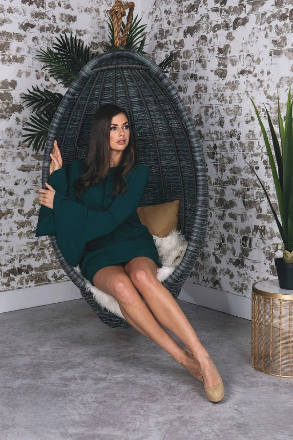 A-Line dress in Green