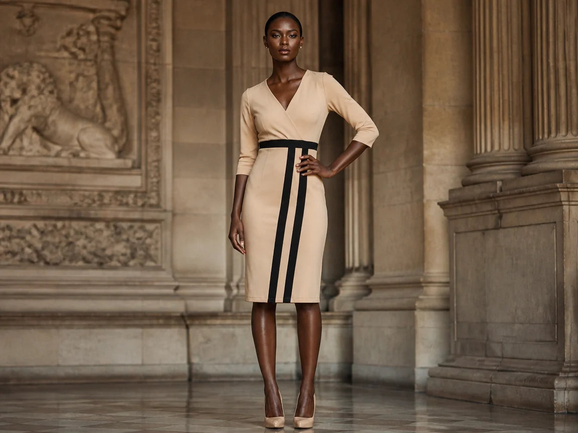 Parallel Line Dress