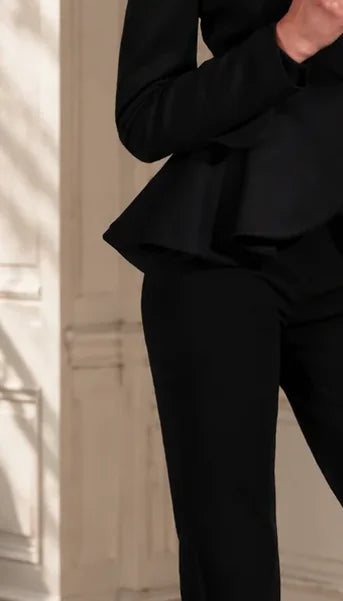 Tailored Peplum Silhouette & Trousers